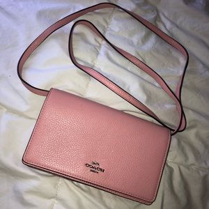 Blush Pink Coach Crossbody purse